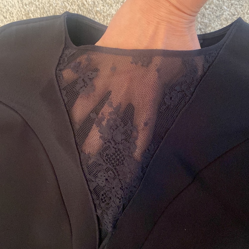 New RARE GUESS by Marciano Women's Vivid Lace Jumpsuit sz Small HOLIDAYS - Picture 5 of 6